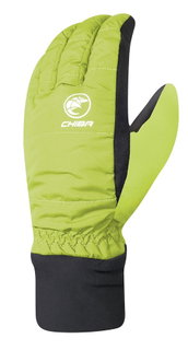 Chiba Winter-Fahrradhandschuhe City Liner (wasserdicht, winddicht) neongelb Kinder - 1 Paar