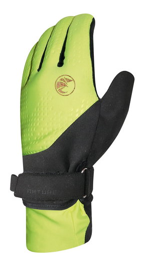 Chiba Winter-Fahrradhandschuhe Offroad Light neongelb - 1 Paar