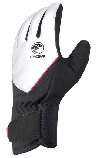 Chiba Zimowe Rękawice Rowerowe Roadmaster Reflex srebrny/czarny - 1 Para