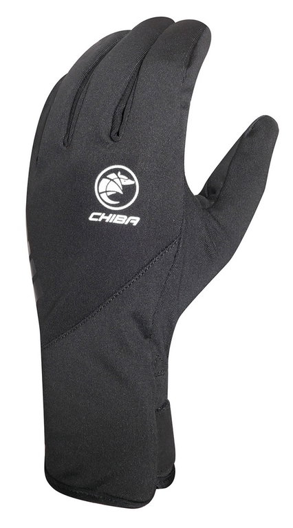 Chiba Winter-Fahrradhandschuhe Softshell Light schwarz - 1 Paar