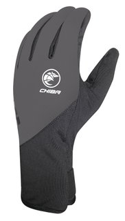Chiba Winter-Fahrradhandschuhe Softshell Light dunkelgrau - 1 Paar