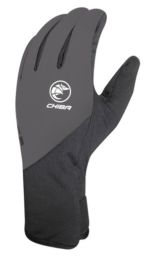 Chiba Winter-Fahrradhandschuhe Softshell Light dunkelgrau - 1 Paar