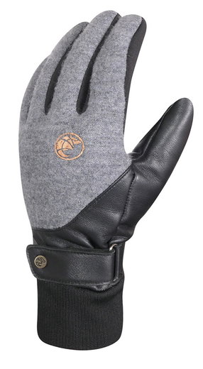 Chiba Winter-Fahrradhandschuhe All Natural Glove X-Warm dunkelgrau - 1 Paar
