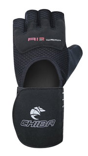 Rękawice fitness Chiba Airwrap 2.0 czarne