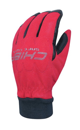 Chiba Handschuhe (Arbeitshandschuhe/THL) Safecut 5 rot/schwarz - 1 Paar