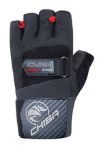 Chiba Fitness Gloves Wristguard Protect black - 1 pair
