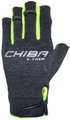 Chiba Climbing Gloves Via Ferrata X-Trem (Quickpull Removal Aid, made of Nappa Leather) black/neon yellow - 1 Pair