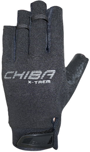 Chiba Climbing Gloves Via Ferrata X-Trem (Quickpull Removal Aid, made of Nappa Leather) black - 1 Pair