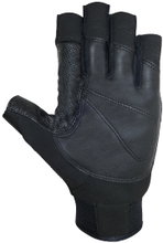 Chiba Kletterhandschuhe Via Ferrata X-Trem (Quickpull-Ausziehhilfe, aus Nappa-Leder) schwarz - 1 Paar