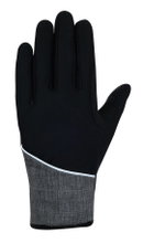 Chiba Laufhandschuhe Overflap Light (wasserdicht, winddicht) hellgrau/schwarz - 1 Paar