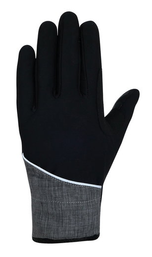 Chiba Laufhandschuhe Overflap Light (wasserdicht, winddicht) hellgrau/schwarz - 1 Paar