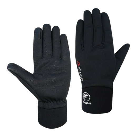 Chiba Laufhandschuhe Polartec Extra Warm (warmes Tragegefühl) schwarz - 1 Paar
