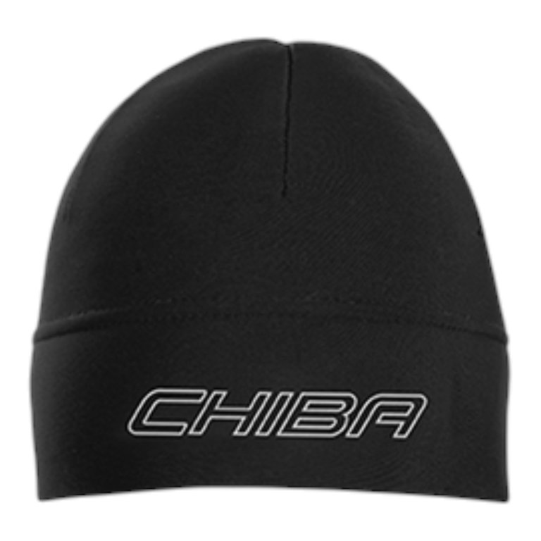 Chiba Mütze (Beanie) Thermofleece schwarz - 1 Stück