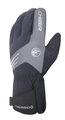 Chiba Winter Cycling Gloves Thermo Plus (Backhand made of windproof stretch fabric) black - 1 pair