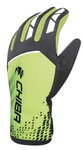 Chiba Winter-Fahrradhandschuhe 2nd Skin (wasserdicht, winddicht) neongelb - 1 Paar