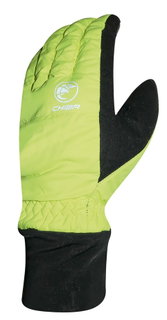Chiba Winter-Fahrradhandschuhe City Liner (wasserdicht, winddicht) neongelb - 1 Paar