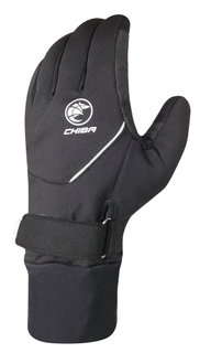 Chiba Winter-Fahrradhandschuhe Rain Pro schwarz/weiss - 1 Paar