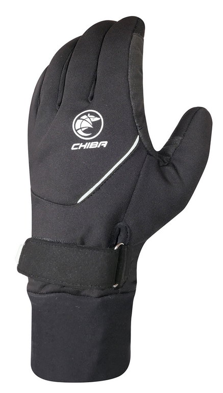 Chiba Winter-Fahrradhandschuhe Rain Pro schwarz/weiss - 1 Paar