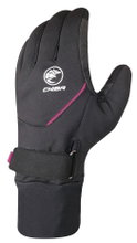 Chiba Winter-Fahrradhandschuhe Rain Pro schwarz/pink - 1 Paar