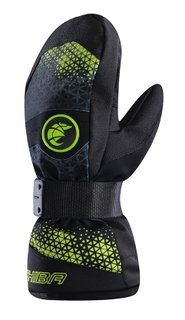 Chiba Winterhandschuhe Board Mitten (wasserdicht, winddicht) dunkelgrau/neongelb - 1 Paar