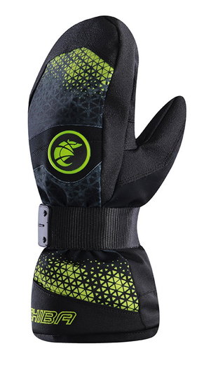 Chiba Winterhandschuhe Board Mitten (wasserdicht, winddicht) dunkelgrau/neongelb - 1 Paar
