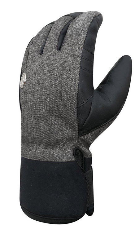 Chiba Challenger Winter Gloves (waterproof, windproof, breathable) dark grey - 1 pair