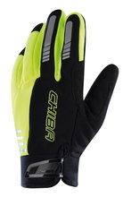 Chiba Winterhandschuhe Competition Plus (winddicht, atmungsaktiv) neongelb/schwarz - 1 Paar