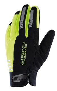 Chiba Winter Gloves Competition Plus (windproof, breathable) neon yellow/black - 1 pair