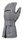 Chiba Winterhandschuhe Plus Finger (wasserdicht, winddicht, atmungsaktiv) hellgrau - 1 Paar
