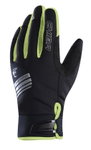 Chiba Winter Gloves Thermo X-Cross (waterproof, windproof, breathable) black/neon yellow - 1 pair