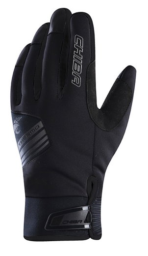 Chiba Winterhandschuhe Thermo X-Cross (wasserdicht, winddicht, atmungsaktiv) schwarz/schwarz - 1 Paar