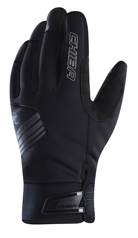 Chiba Winter Gloves Thermo X-Cross (waterproof, windproof, breathable) black/black- 1 pair