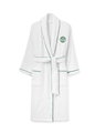Christy Bademantel Wimbledon The Championship 2025 weiss/grün