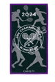 Christy Duschtuch Wimbledon Champ Towel 2024 grün 133x70cm