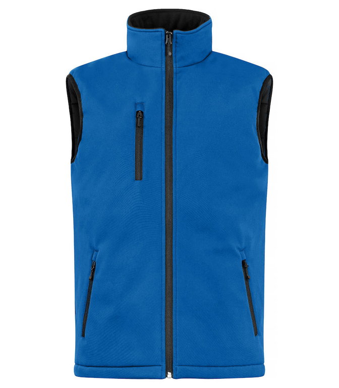 Clique Softshellweste Padded Vest (clean geschnittene, gepolsterte Softshell-Weste) royalblau Herren