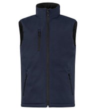 Clique Softshellweste Padded Vest (clean geschnittene, gepolsterte Softshell-Weste) dunkelblau Herren
