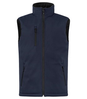 Clique Softshellowa kamizelka Padded Vest (czysta, pikowana kamizelka softshellowa) granatowa męska