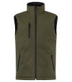 Clique Softshellweste Padded Vest (clean geschnittene, gepolsterte Softshell-Weste) khaki/grün Herren