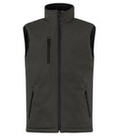 Clique Softshellweste Padded Vest (clean geschnittene, gepolsterte Softshell-Weste) dunkelgrau Herren