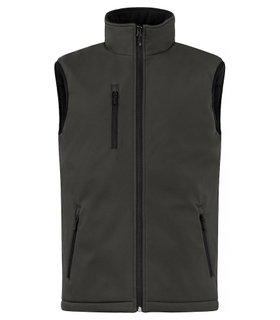 Clique Softshell Vest Padded Vest (cleanly cut, padded softshell vest) dark grey Men