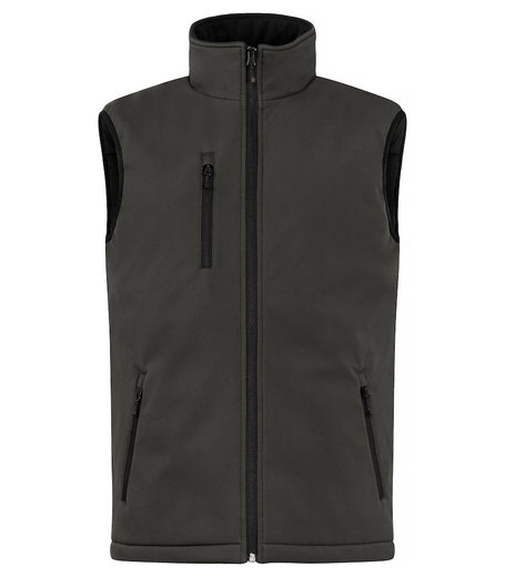 Clique Softshellowa kamizelka Padded Vest (czysta, pikowana kamizelka softshellowa) ciemnoszara męska