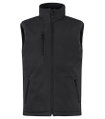 Clique Softshellweste Padded Vest (clean geschnittene, gepolsterte Softshell-Weste) schwarz Herren