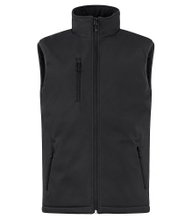 Clique Softshellweste Padded Vest (clean geschnittene, gepolsterte Softshell-Weste) schwarz Herren