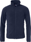 Clique Fleecejacke Basic Polar - mit Stehkragen - navyblau - Herren
