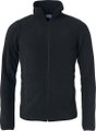 Clique Fleecejacke Basic Polar - mit Stehkragen - schwarz - Herren
