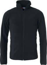 Clique Fleecejacke Basic Polar - mit Stehkragen - schwarz - Herren