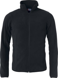 Clique Fleecejacke Basic Polar - mit Stehkragen - schwarz - Herren