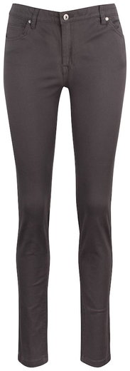 Clique Freizeithose (Baumwolle-Twill) 5-Pocket Stretch Pant pistolgrau Damen