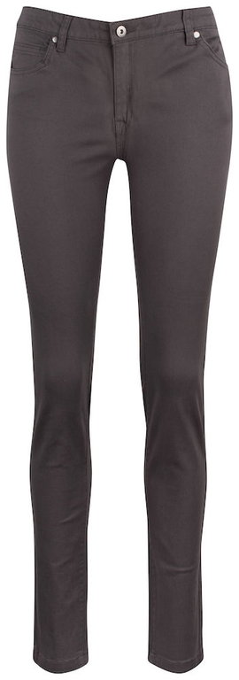 Clique Freizeithose (Baumwolle-Twill) 5-Pocket Stretch Pant pistolgrau Damen