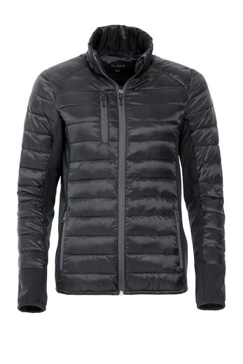 Clique Daunenjacke Lemont (Softshell-Panels, moderner Look) schwarz Herren